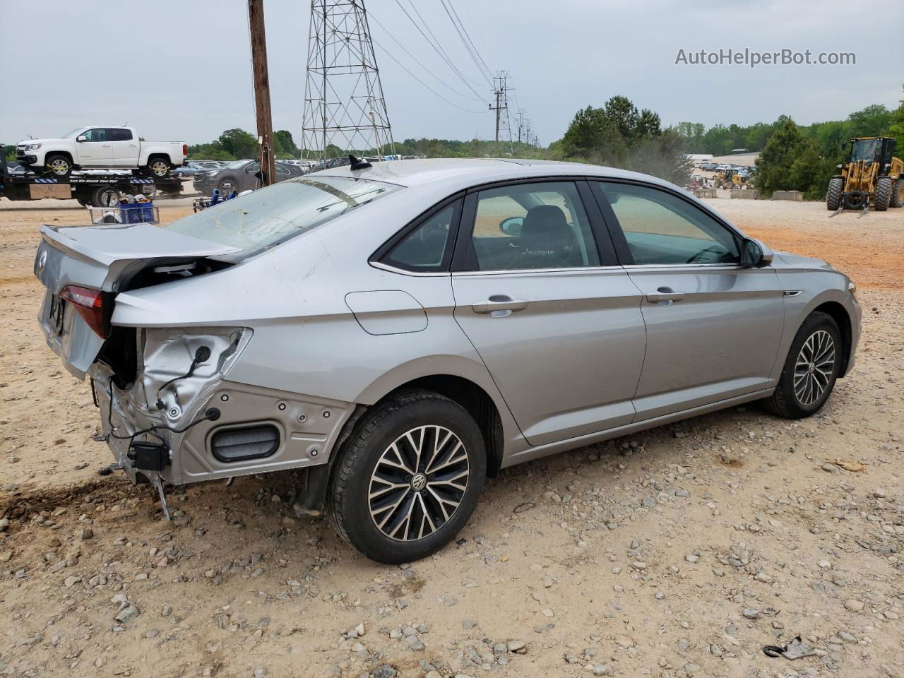 2019 Volkswagen Jetta Sel Silver vin: 3VWE57BU1KM203721