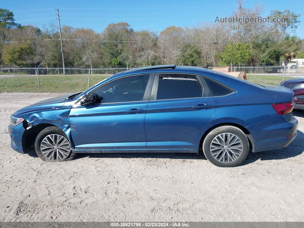 2019 Volkswagen Jetta 1.4t Sel Blue vin: 3VWE57BU2KM027360