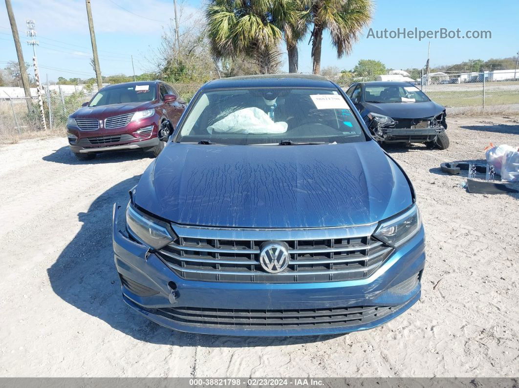 2019 Volkswagen Jetta 1.4t Sel Blue vin: 3VWE57BU2KM027360