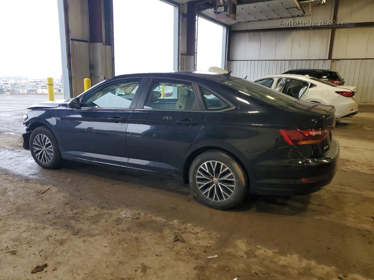 2019 Volkswagen Jetta Sel Black vin: 3VWE57BU2KM115065