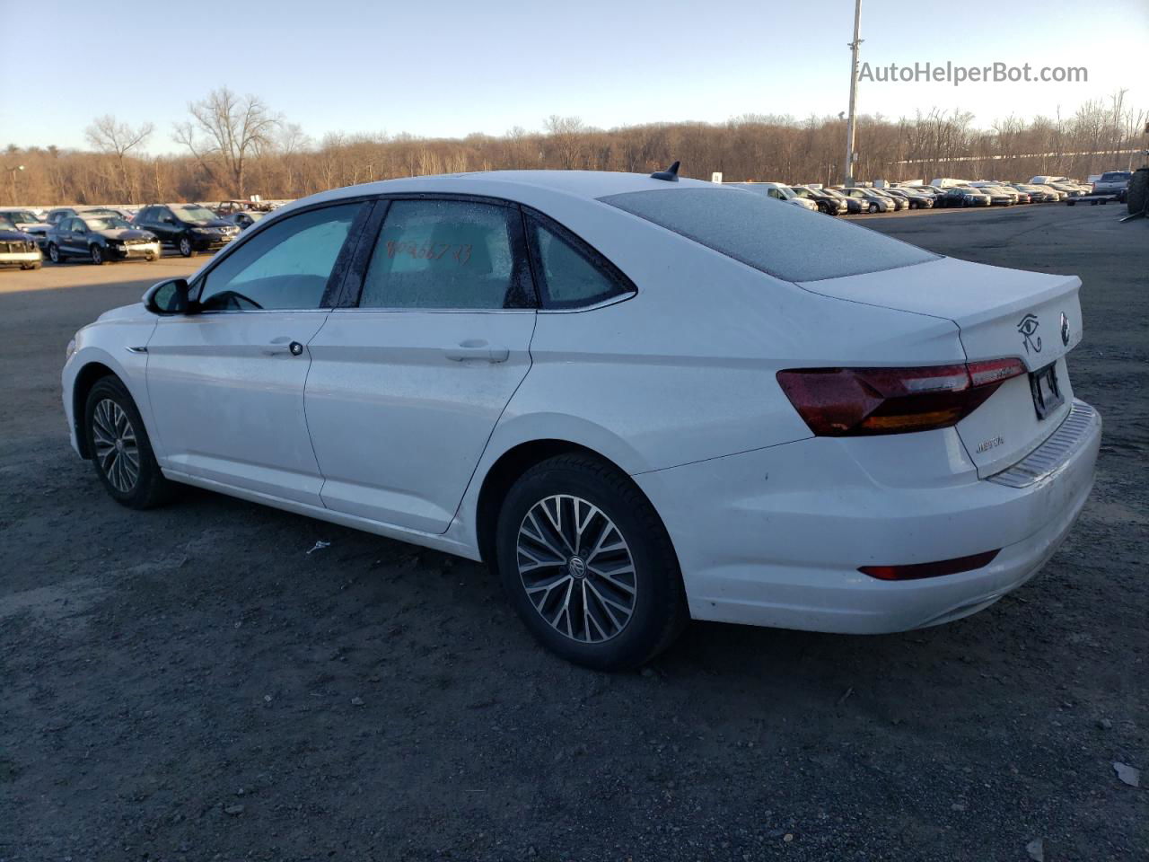 2019 Volkswagen Jetta Sel White vin: 3VWE57BU3KM195850