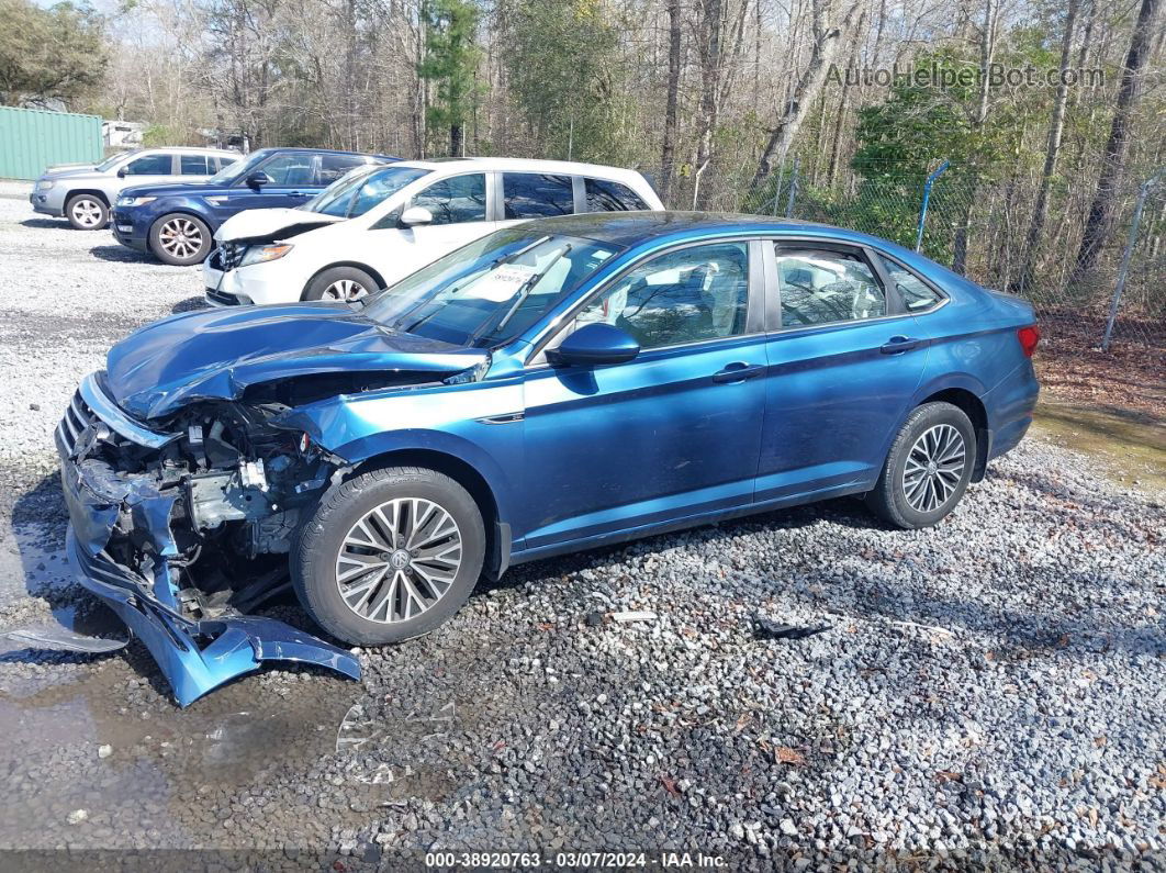 2019 Volkswagen Jetta 1.4t Sel Blue vin: 3VWE57BU4KM060456