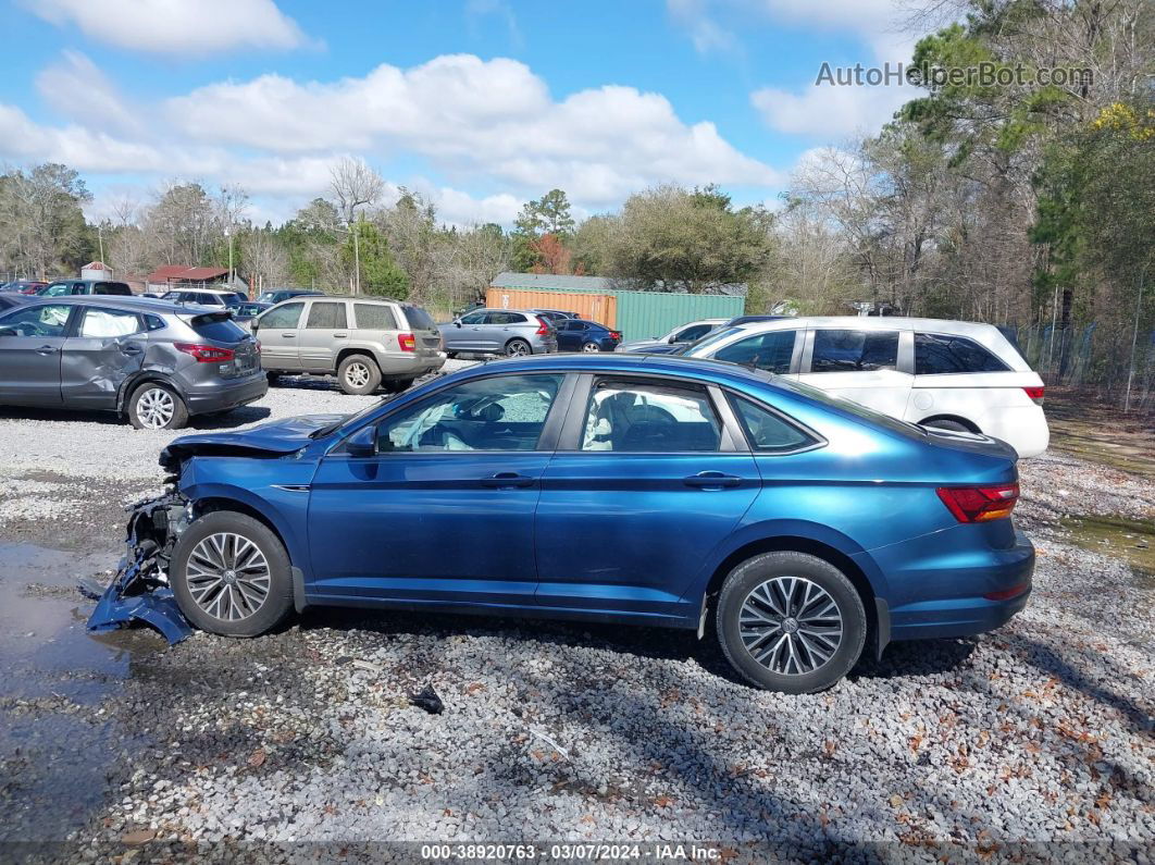 2019 Volkswagen Jetta 1.4t Sel Blue vin: 3VWE57BU4KM060456