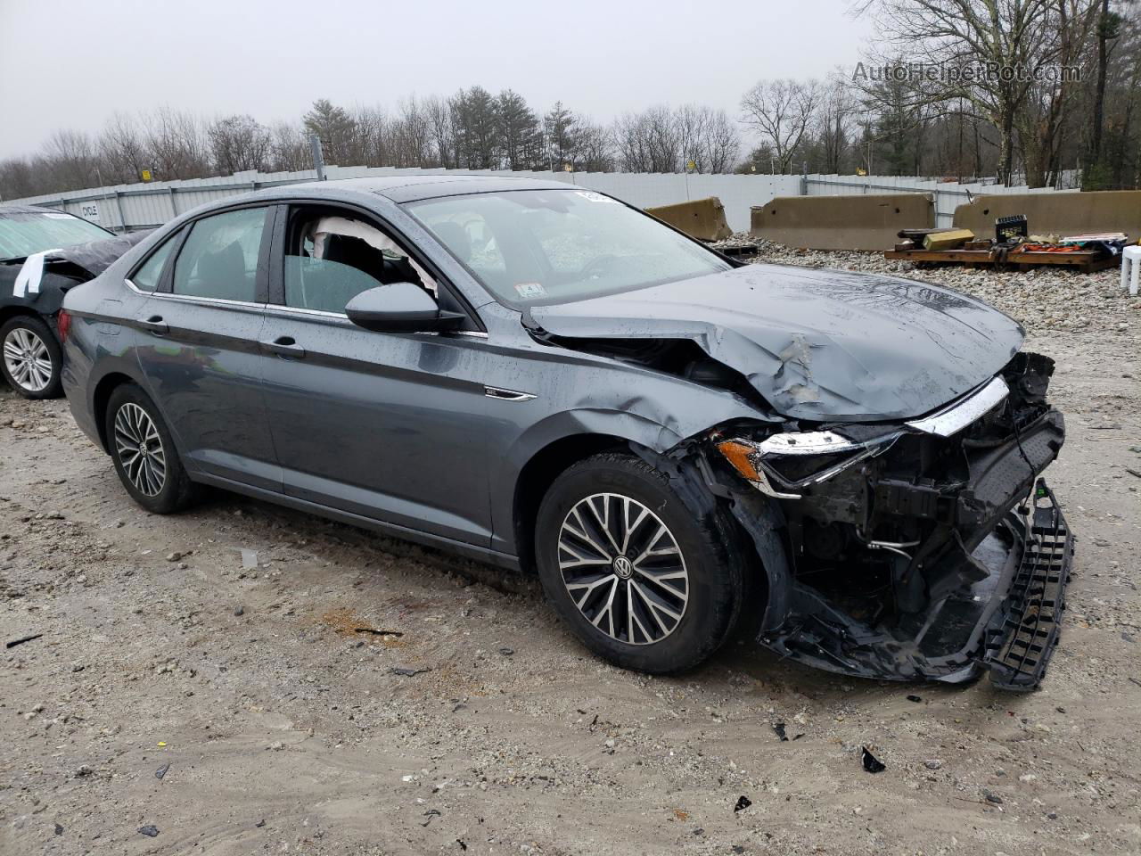 2019 Volkswagen Jetta Sel Серый vin: 3VWE57BU4KM069920