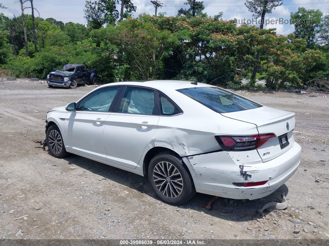 2019 Volkswagen Jetta 1.4t Sel White vin: 3VWE57BU5KM028566