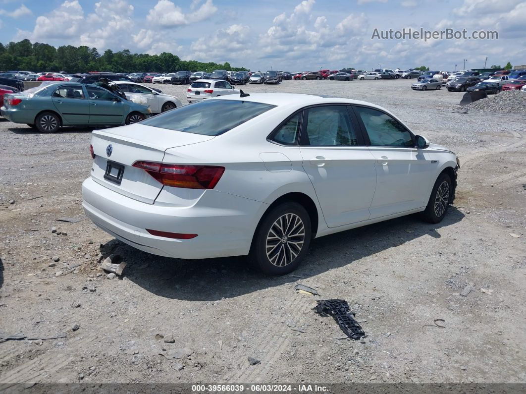 2019 Volkswagen Jetta 1.4t Sel White vin: 3VWE57BU5KM028566