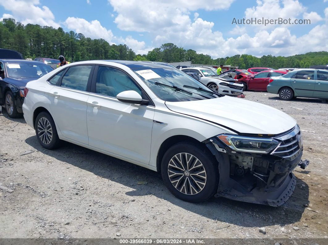 2019 Volkswagen Jetta 1.4t Sel White vin: 3VWE57BU5KM028566