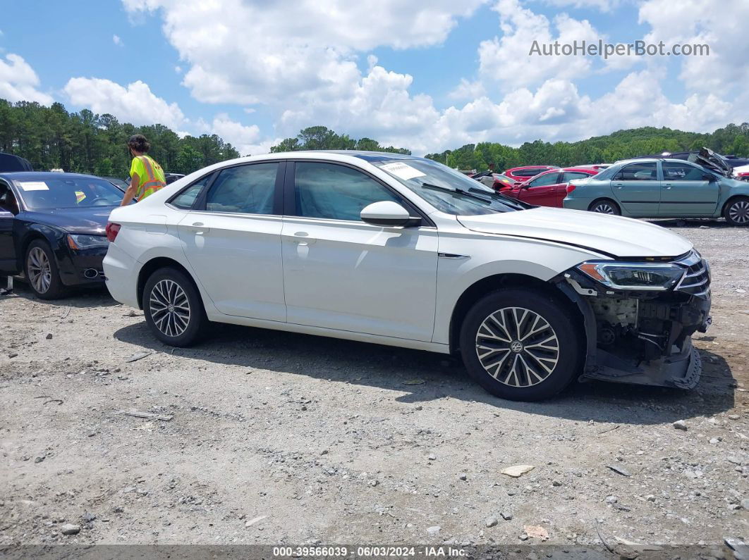 2019 Volkswagen Jetta 1.4t Sel Белый vin: 3VWE57BU5KM028566