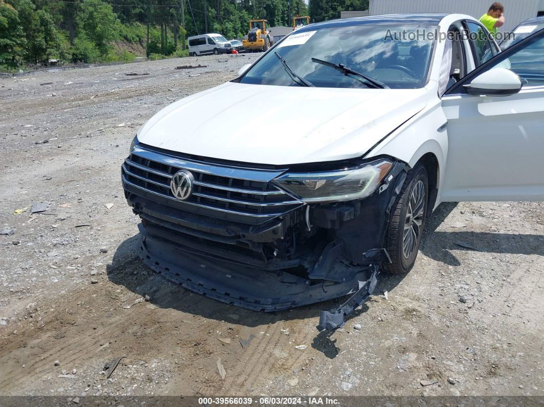 2019 Volkswagen Jetta 1.4t Sel White vin: 3VWE57BU5KM028566