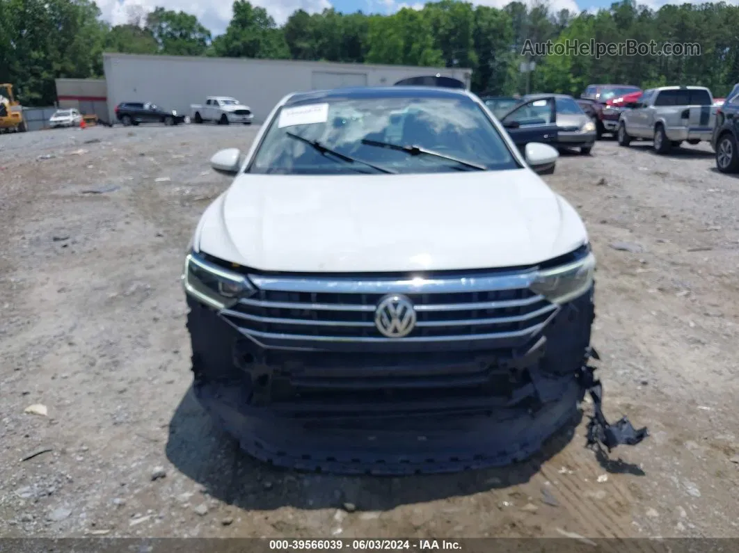 2019 Volkswagen Jetta 1.4t Sel Белый vin: 3VWE57BU5KM028566