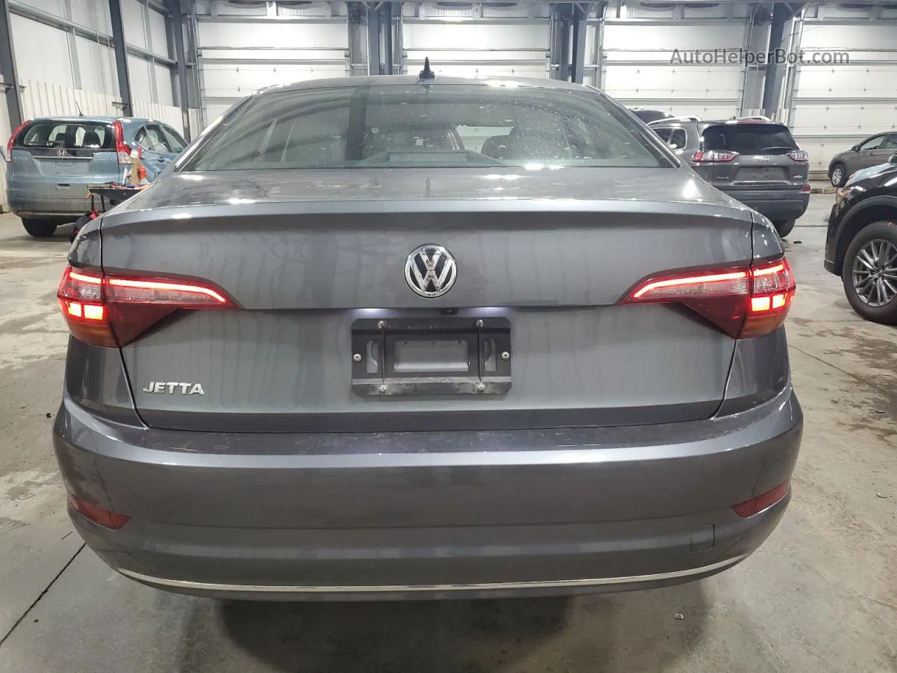 2019 Volkswagen Jetta Sel Gray vin: 3VWE57BU6KM015907