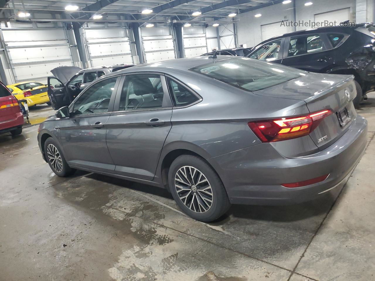 2019 Volkswagen Jetta Sel Gray vin: 3VWE57BU6KM015907