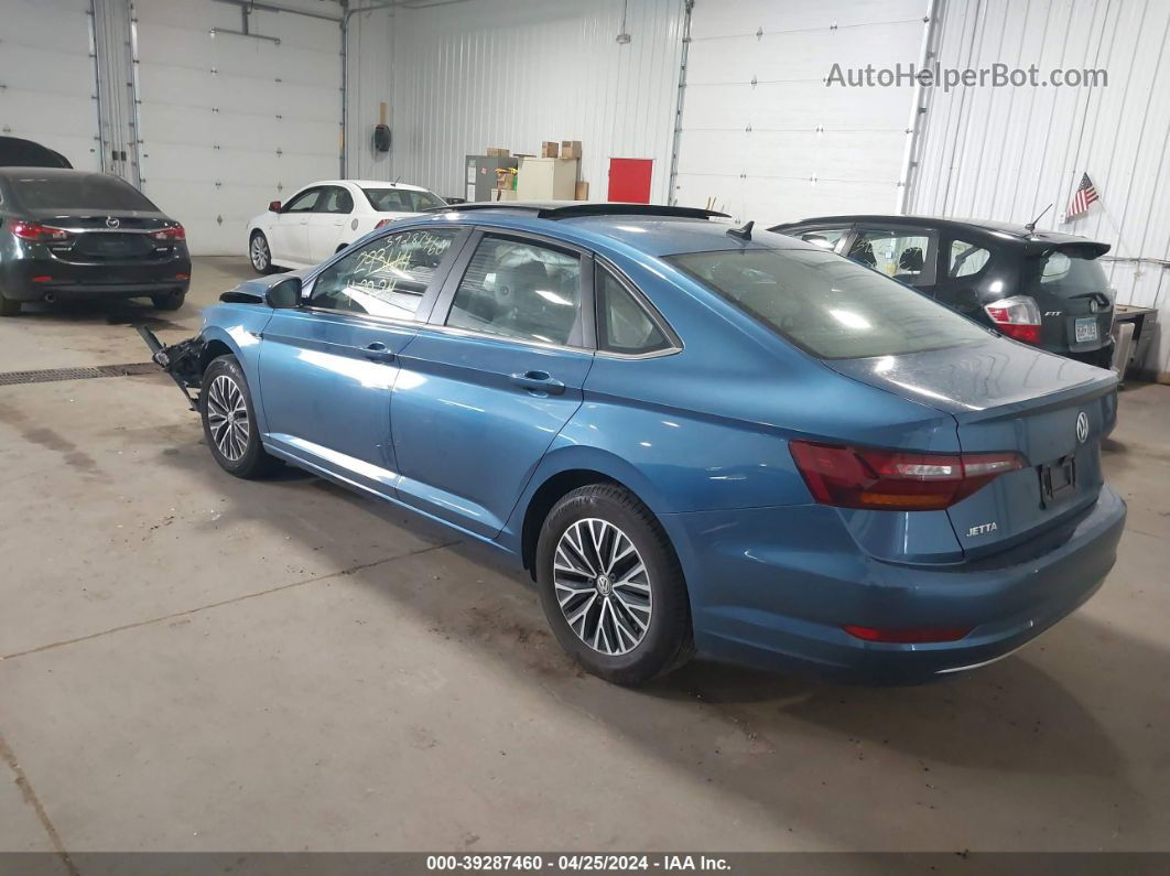 2019 Volkswagen Jetta 1.4t Sel Blue vin: 3VWE57BU6KM064265