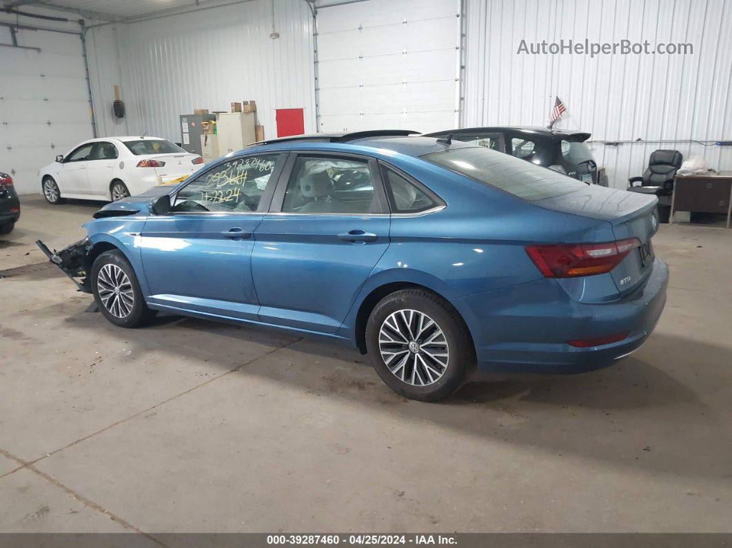 2019 Volkswagen Jetta 1.4t Sel Blue vin: 3VWE57BU6KM064265