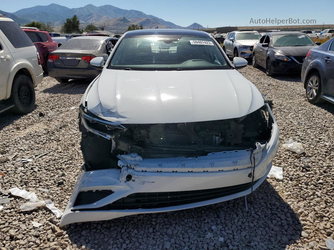 2019 Volkswagen Jetta Sel White vin: 3VWE57BU7KM069698