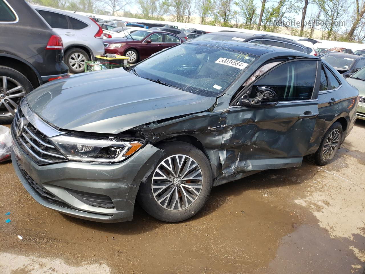 2019 Volkswagen Jetta Sel Black vin: 3VWE57BU7KM153083