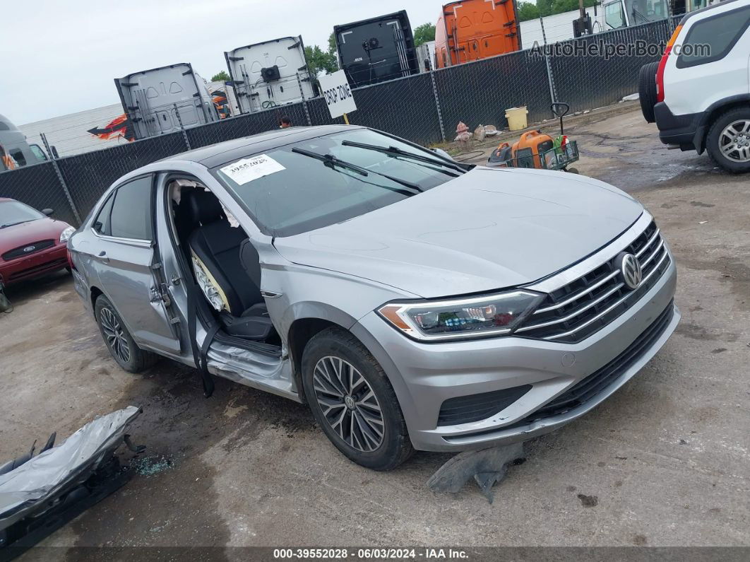 2019 Volkswagen Jetta 1.4t Sel Silver vin: 3VWE57BU7KM175844