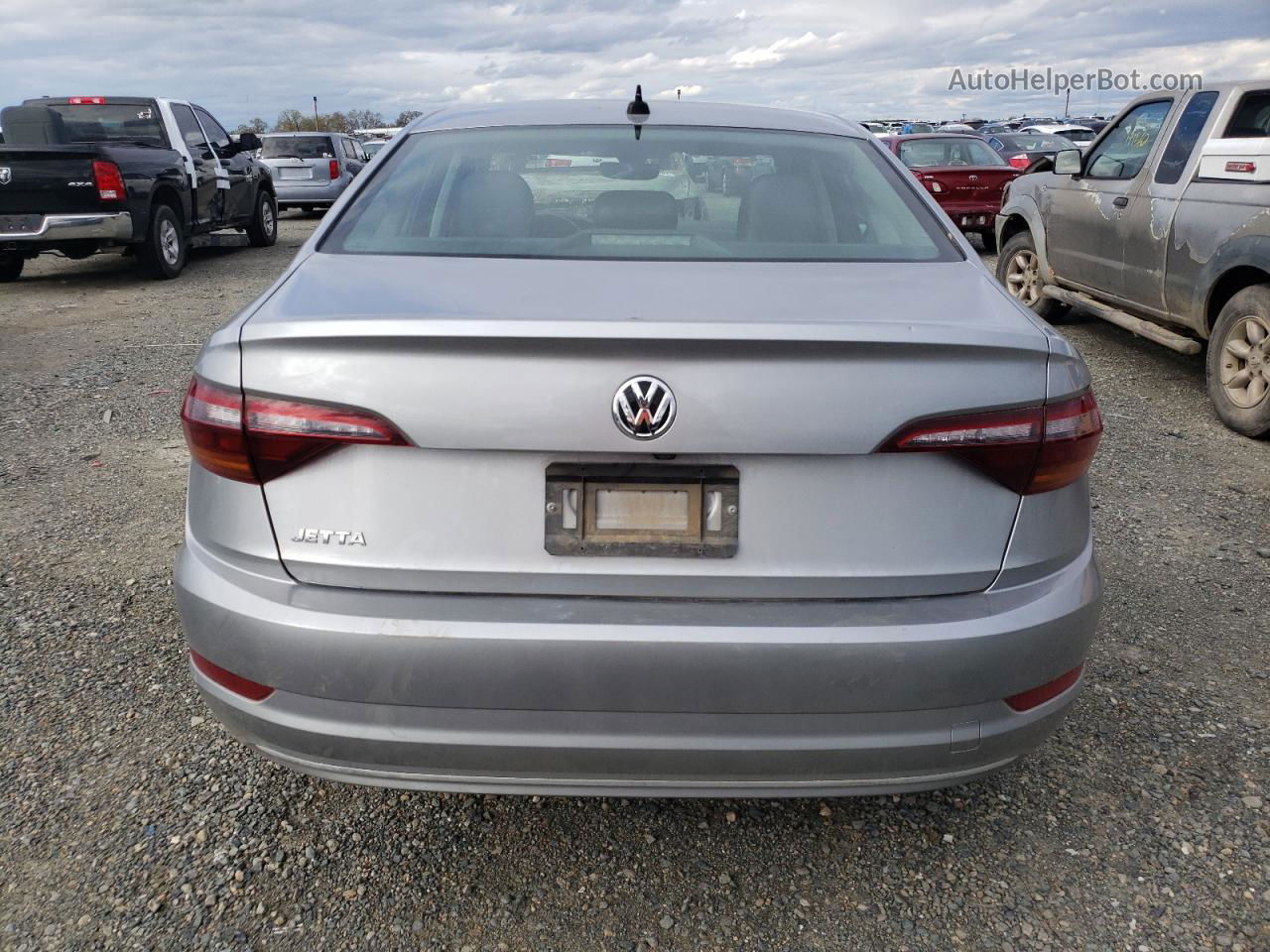 2019 Volkswagen Jetta Sel Silver vin: 3VWE57BU8KM198579