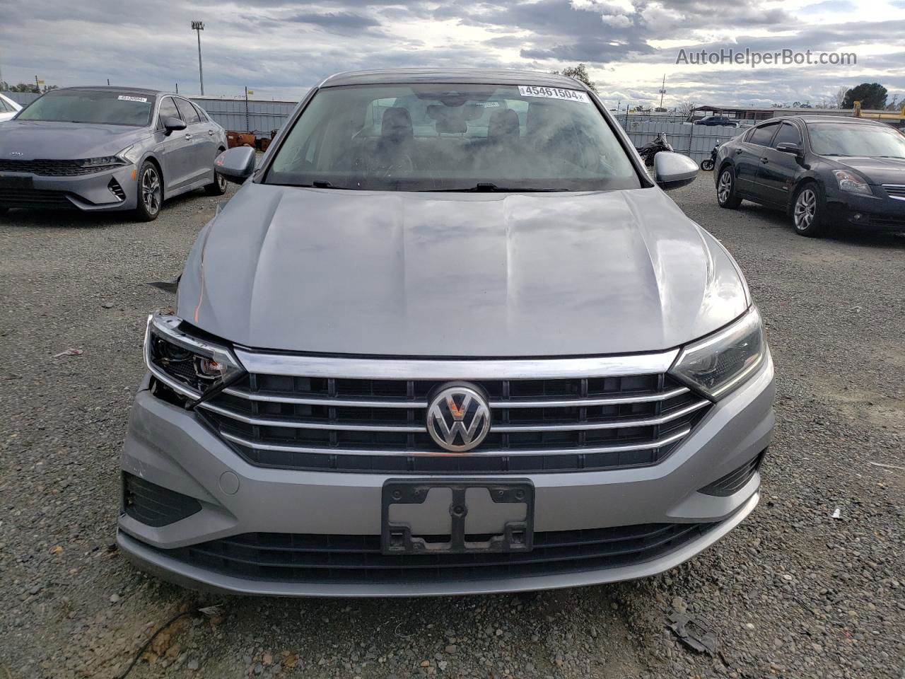 2019 Volkswagen Jetta Sel Silver vin: 3VWE57BU8KM198579