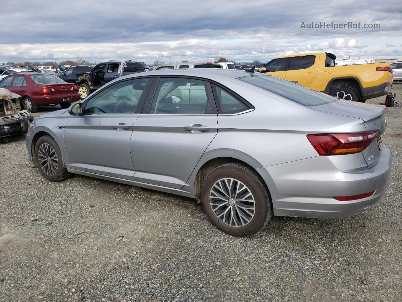 2019 Volkswagen Jetta Sel Silver vin: 3VWE57BU8KM198579