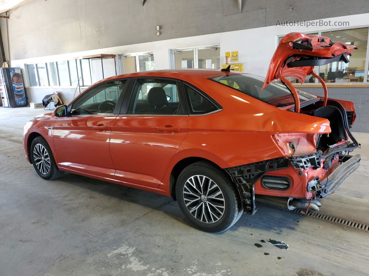 2019 Volkswagen Jetta Sel Orange vin: 3VWE57BU9KM014539