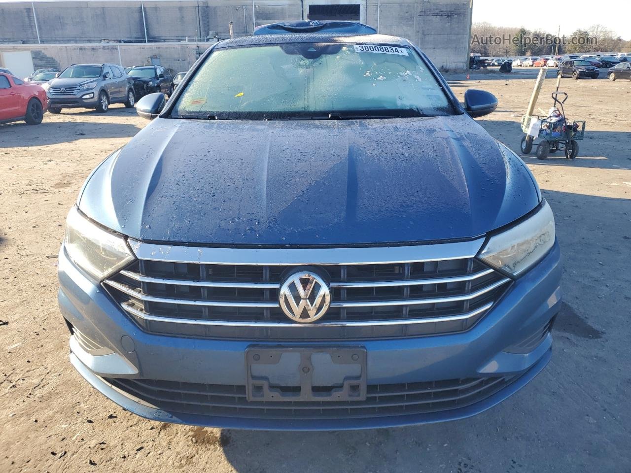 2019 Volkswagen Jetta Sel Blue vin: 3VWE57BU9KM051798