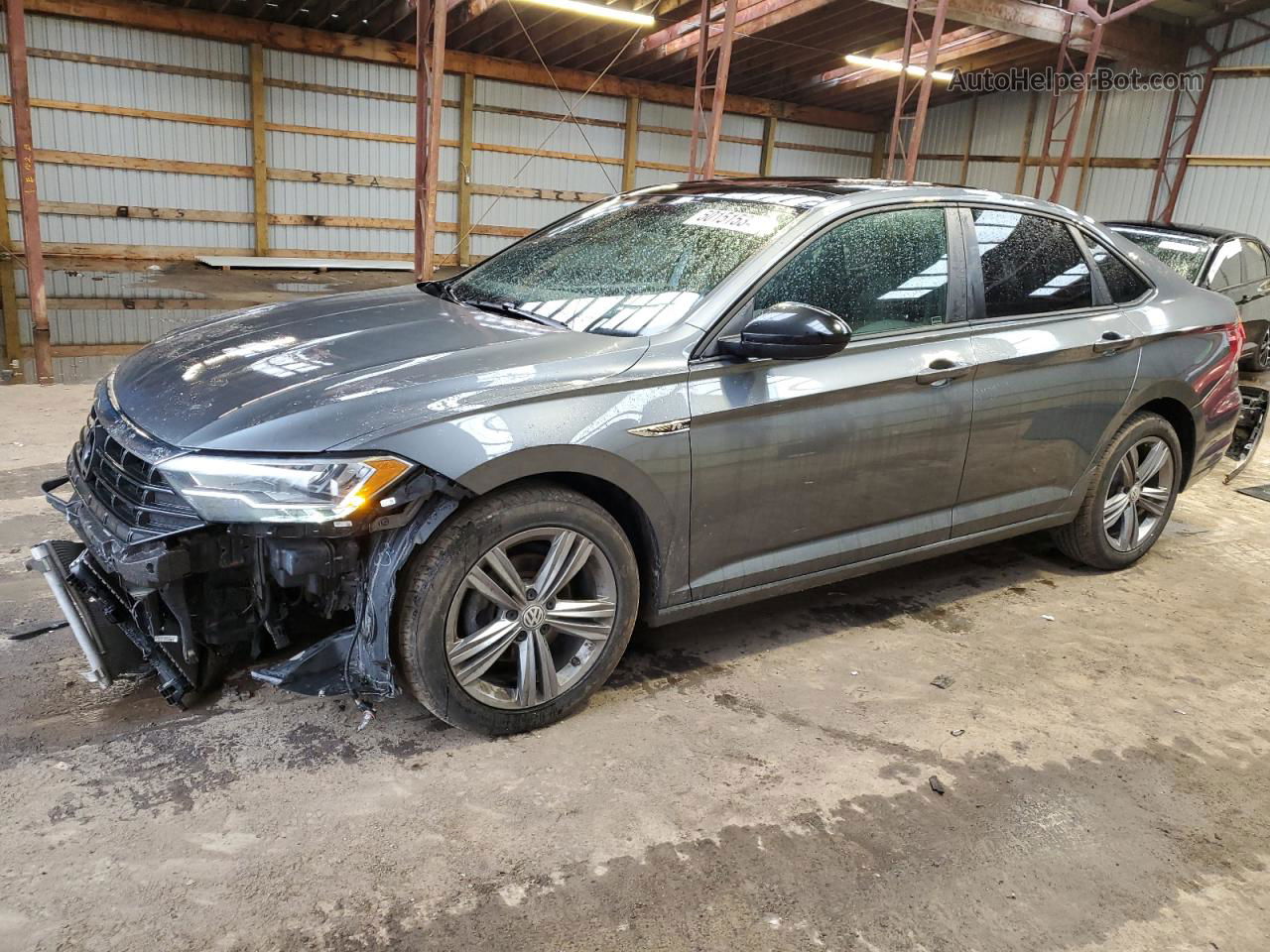 2019 Volkswagen Jetta Sel Gray vin: 3VWE57BU9KM101826