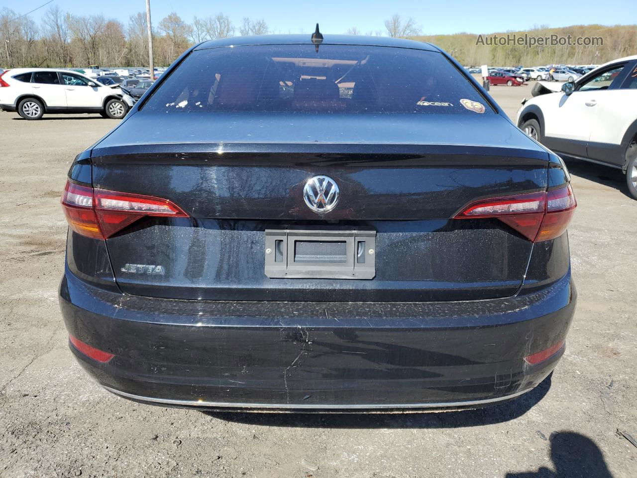 2019 Volkswagen Jetta Sel Black vin: 3VWE57BU9KM266386