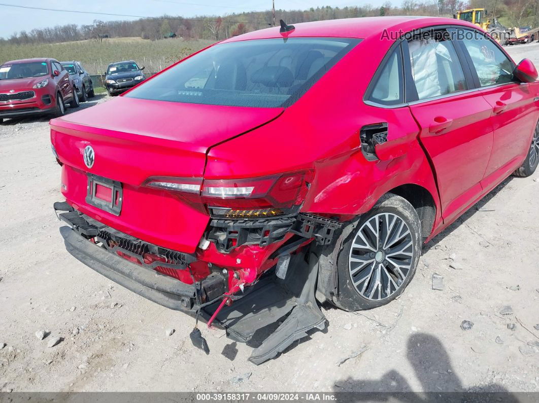 2019 Volkswagen Jetta 1.4t Sel Красный vin: 3VWE57BUXKM027445