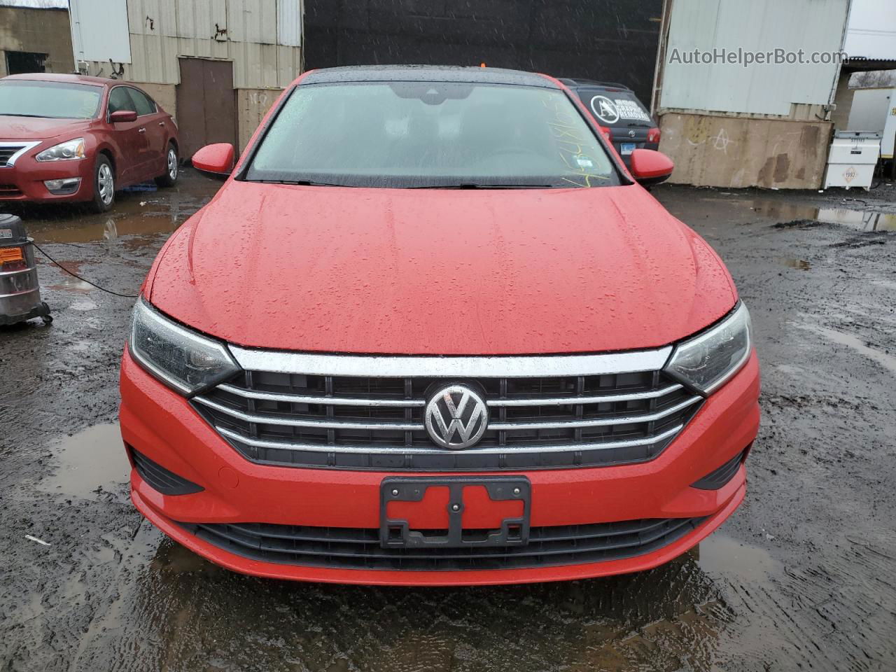 2019 Volkswagen Jetta Sel Red vin: 3VWE57BUXKM087502