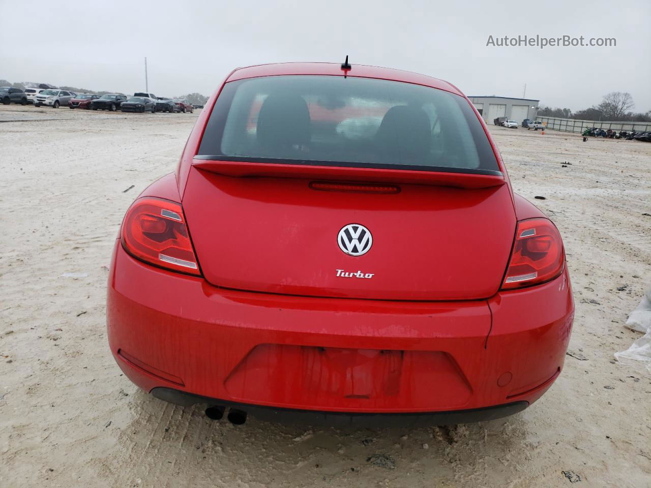 2016 Volkswagen Beetle 1.8t Red vin: 3VWF07AT2GM601328