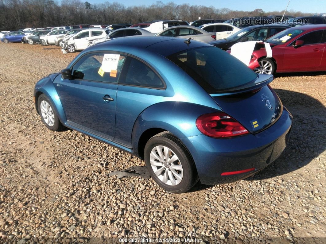 2016 Volkswagen Beetle 1.8t S Синий vin: 3VWF07AT2GM632787
