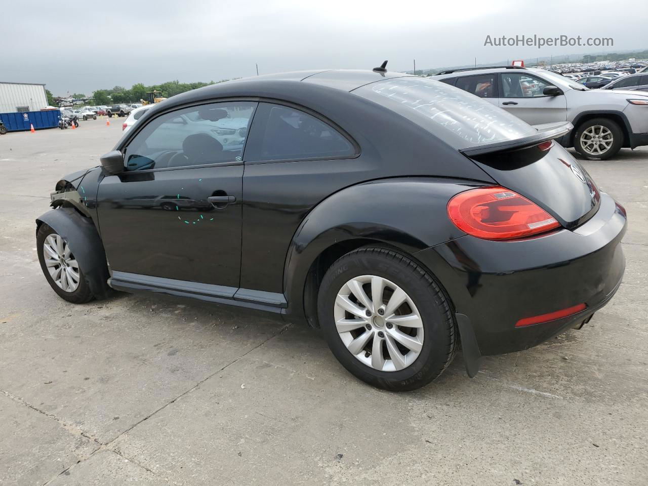 2016 Volkswagen Beetle 1.8t Black vin: 3VWF07AT4GM601086