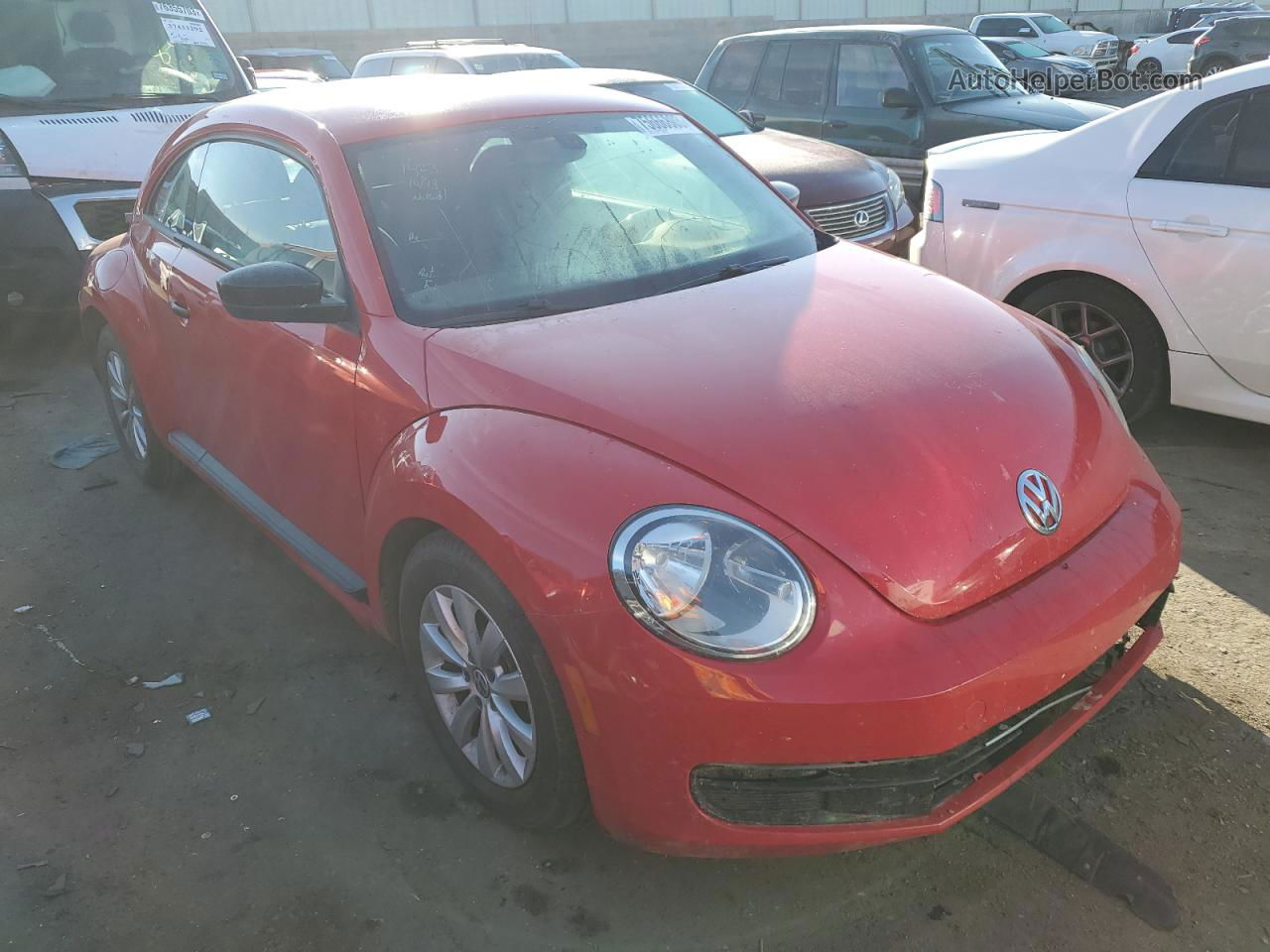 2016 Volkswagen Beetle 1.8t Красный vin: 3VWF07AT7GM605116