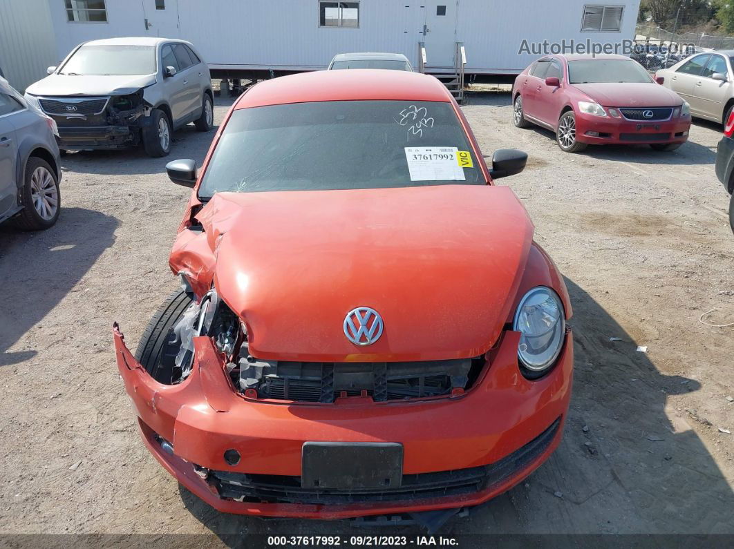 2016 Volkswagen Beetle 1.8t S Orange vin: 3VWF07AT8GM618148