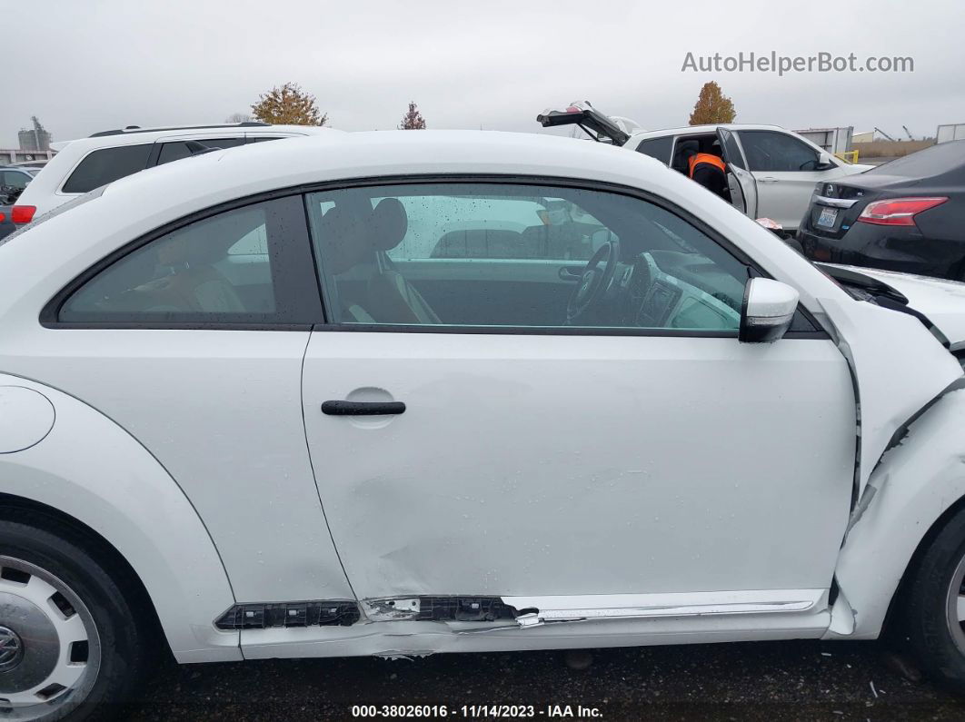 2016 Volkswagen Beetle 1.8t Classic White vin: 3VWF17AT0GM636396