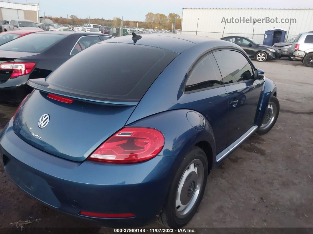 2016 Volkswagen Beetle 1.8t Classic Blue vin: 3VWF17AT0GM637645