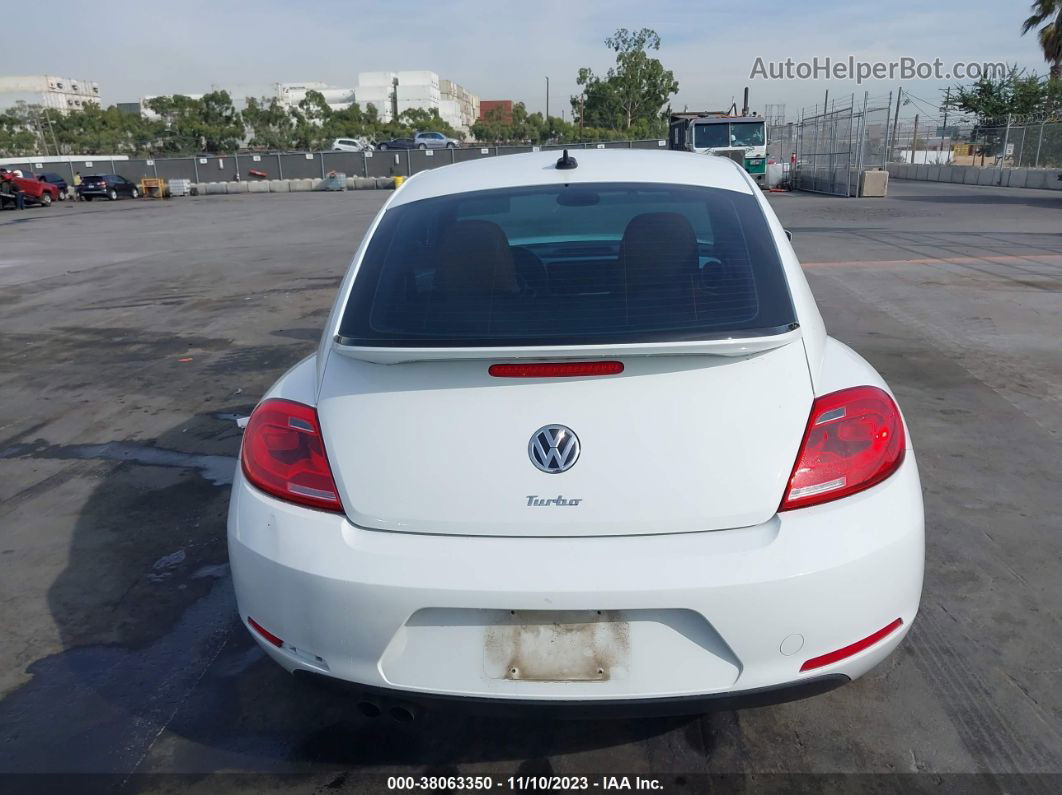 2016 Volkswagen Beetle 1.8t Classic White vin: 3VWF17AT0GM638147