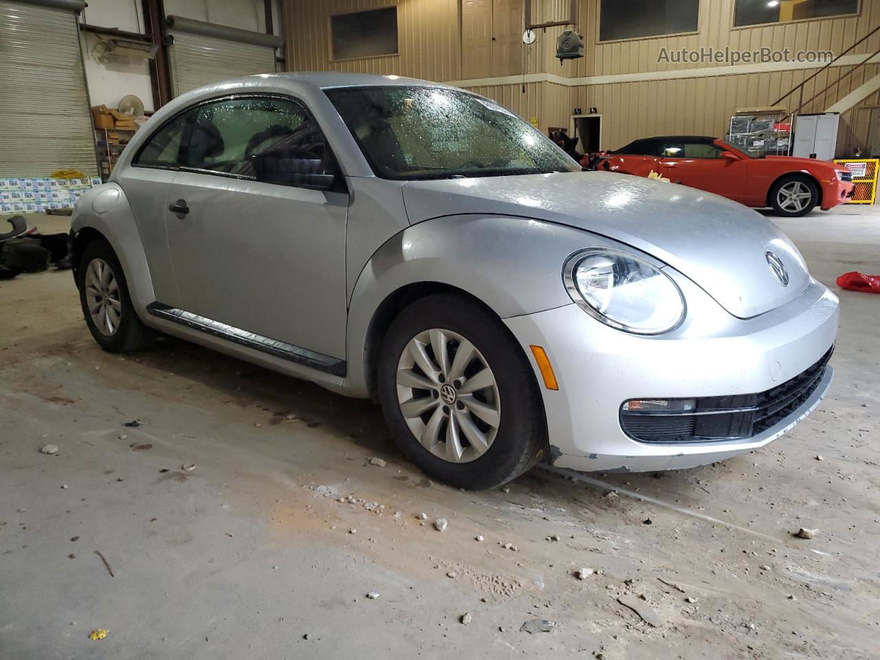 2014 Volkswagen Beetle  Silver vin: 3VWF17AT1EM652085