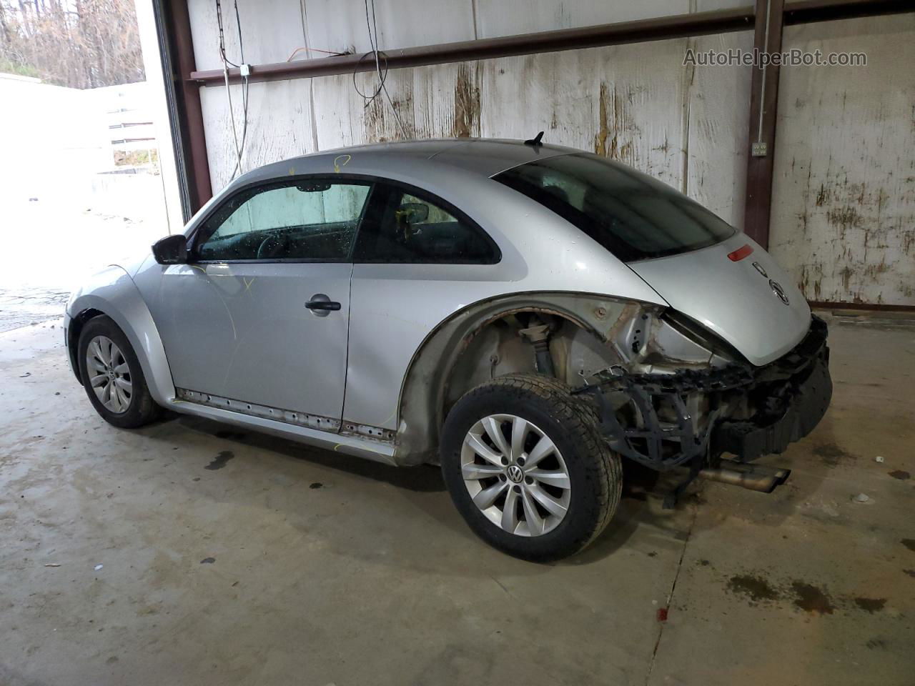 2014 Volkswagen Beetle  Silver vin: 3VWF17AT1EM652085