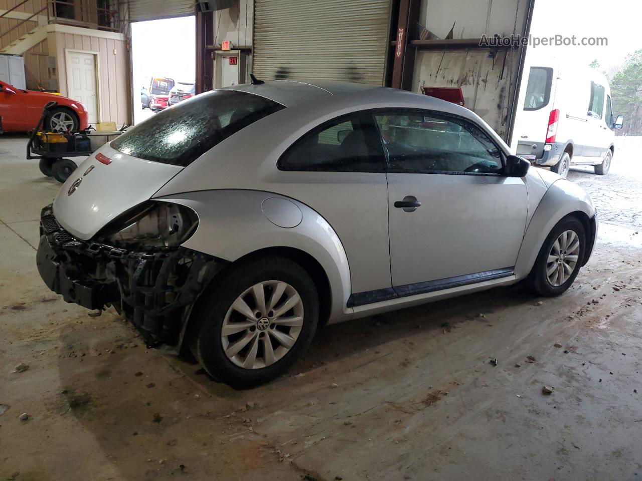 2014 Volkswagen Beetle  Silver vin: 3VWF17AT1EM652085