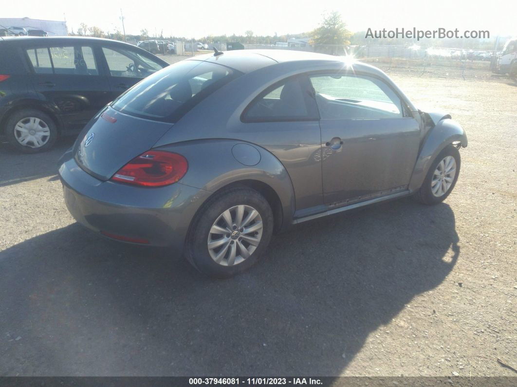 2016 Volkswagen Beetle 1.8t Fleet Edition Gray vin: 3VWF17AT1GM605822