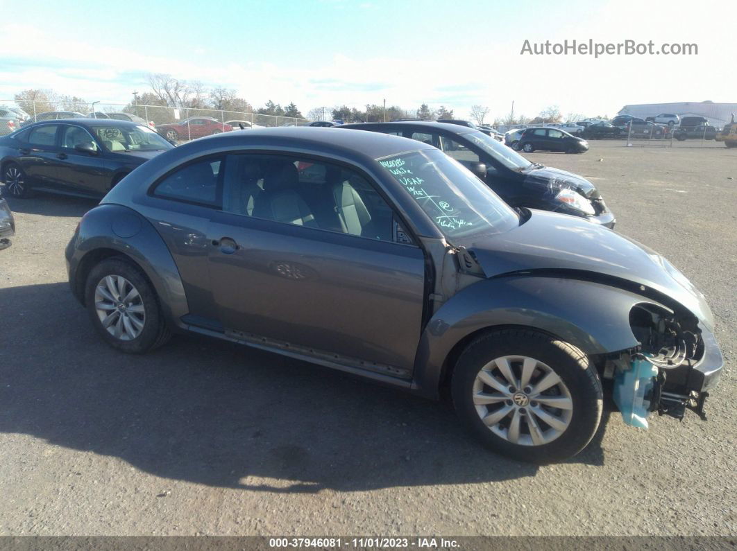 2016 Volkswagen Beetle 1.8t Fleet Edition Gray vin: 3VWF17AT1GM605822