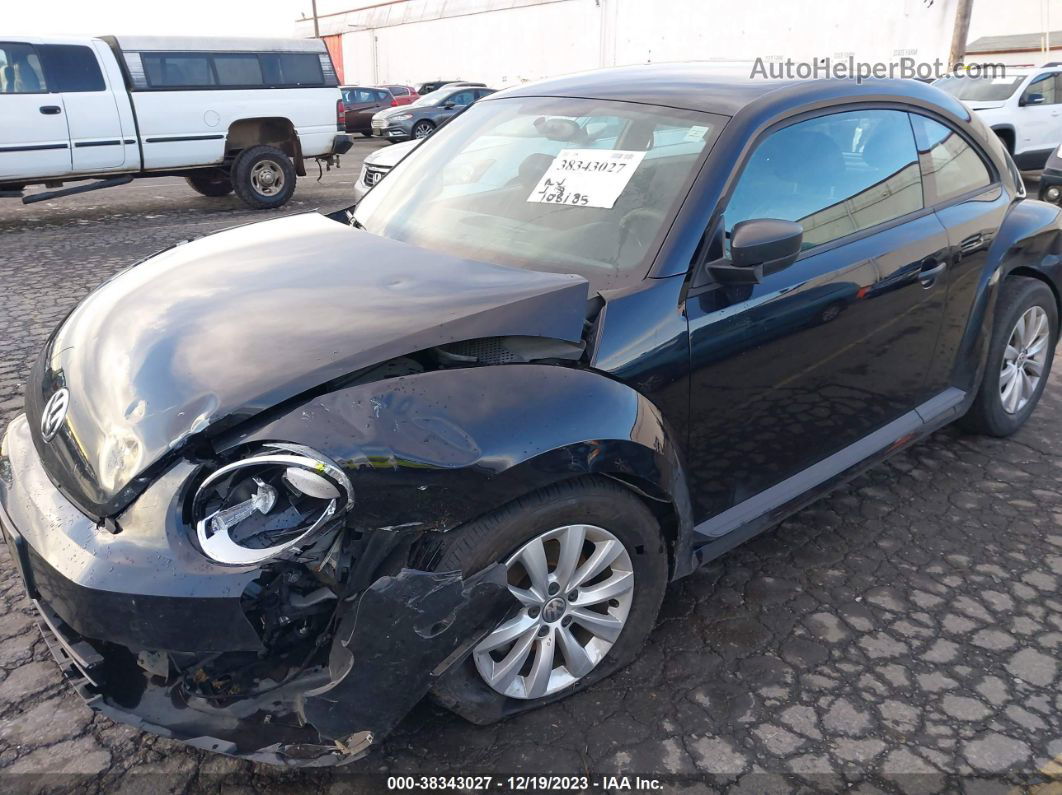 2016 Volkswagen Beetle Coupe 1.8t Wolfsburg Edition Black vin: 3VWF17AT1GM611667