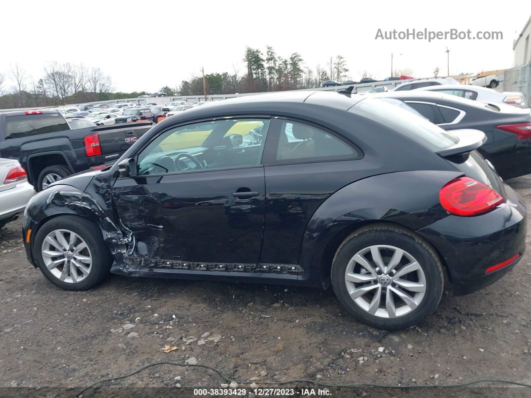 2016 Volkswagen Beetle 1.8t Classic Black vin: 3VWF17AT1GM636035