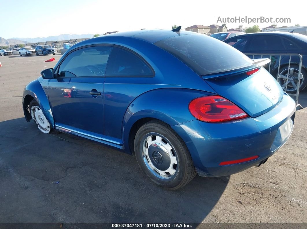2016 Volkswagen Beetle Coupe 1.8t Classic Blue vin: 3VWF17AT1GM636908