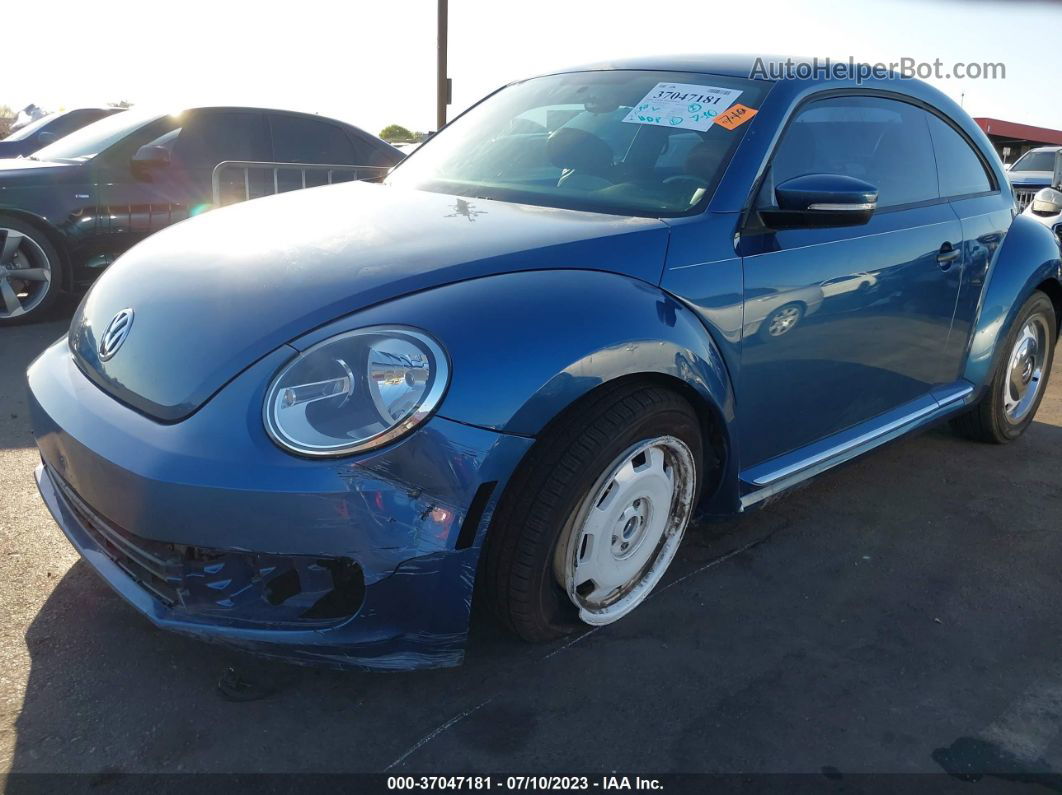 2016 Volkswagen Beetle Coupe 1.8t Classic Blue vin: 3VWF17AT1GM636908