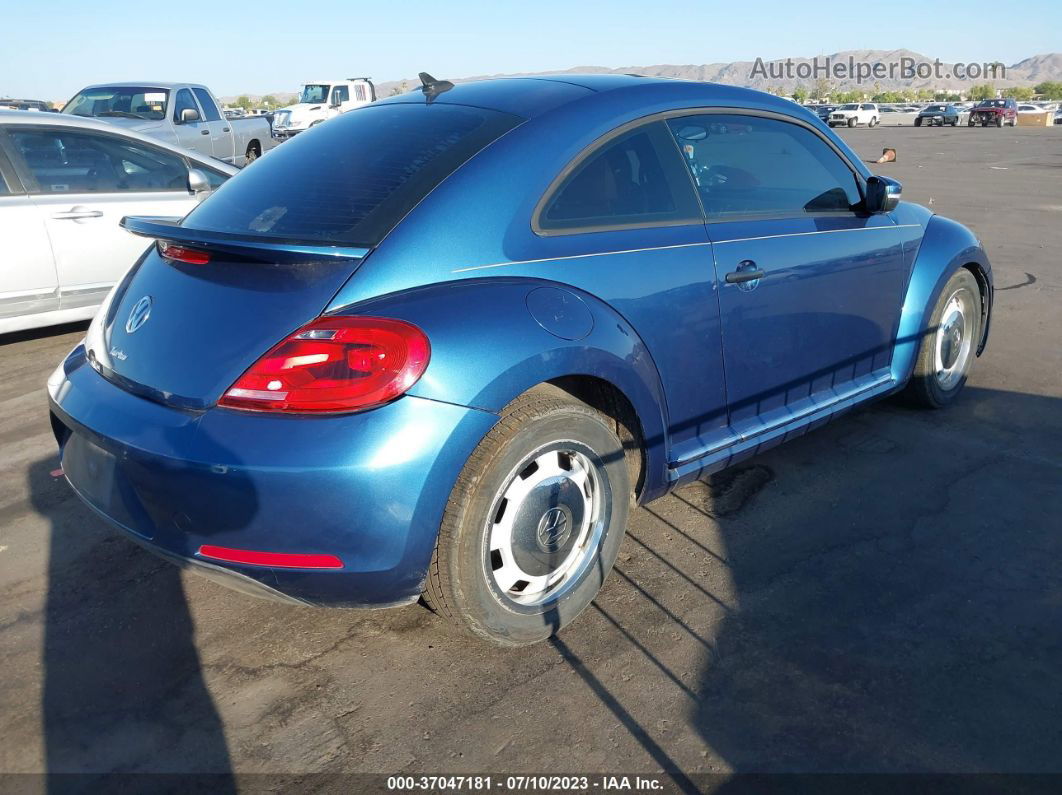 2016 Volkswagen Beetle Coupe 1.8t Classic Blue vin: 3VWF17AT1GM636908