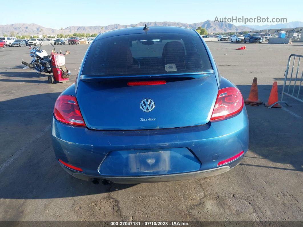 2016 Volkswagen Beetle Coupe 1.8t Classic Blue vin: 3VWF17AT1GM636908