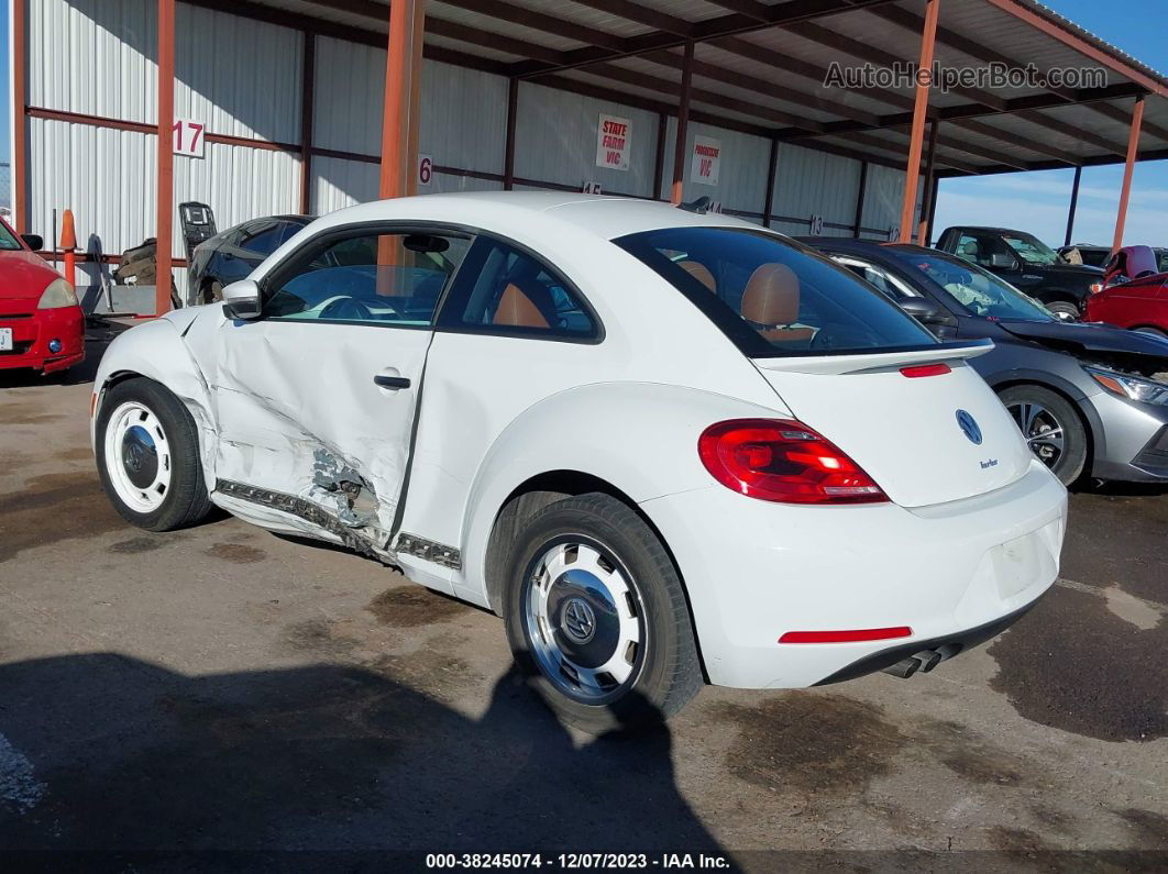 2016 Volkswagen Beetle 1.8t Classic White vin: 3VWF17AT2GM638232